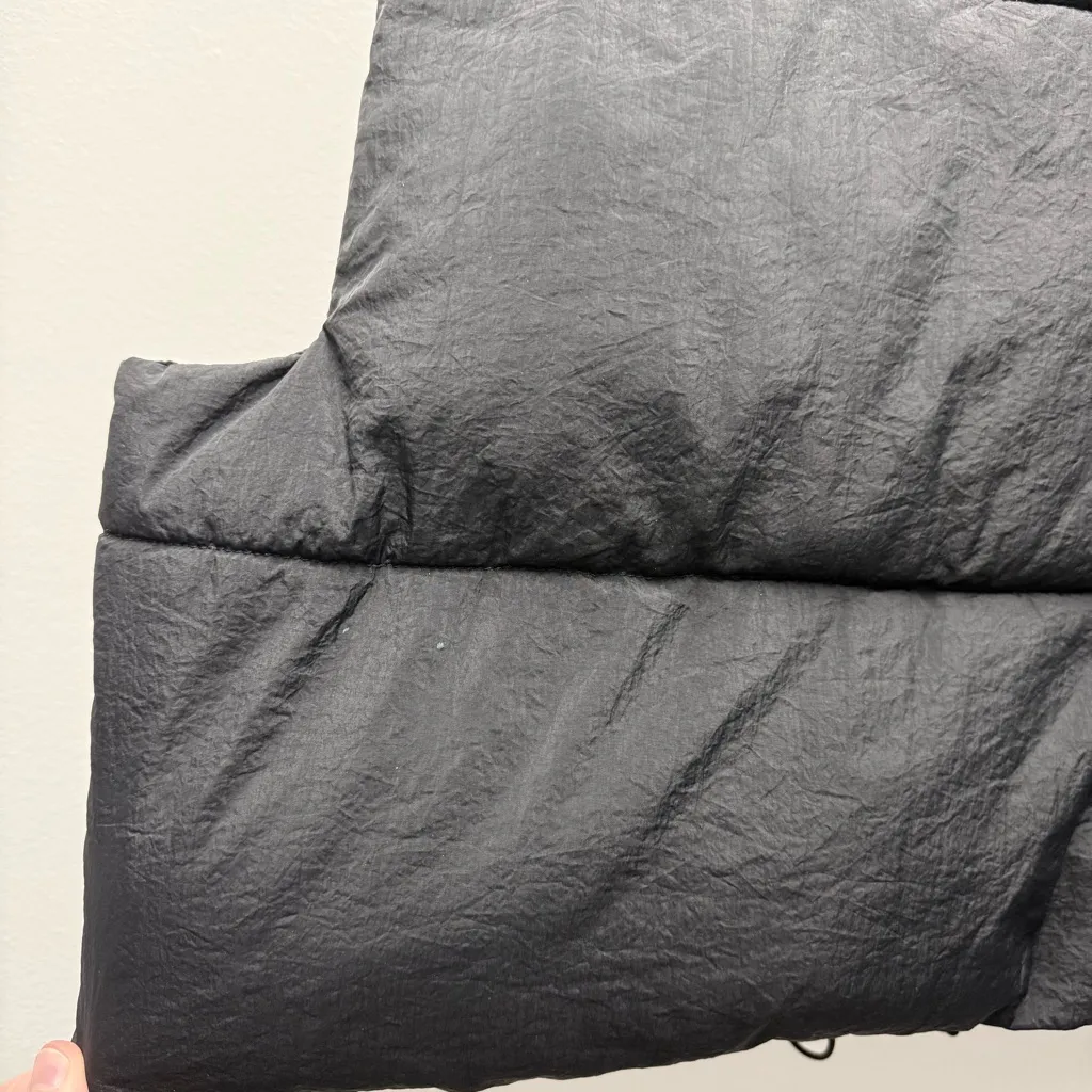 Simply Southern Cropped Puffer Vest, Black | Size M/L - Image 4