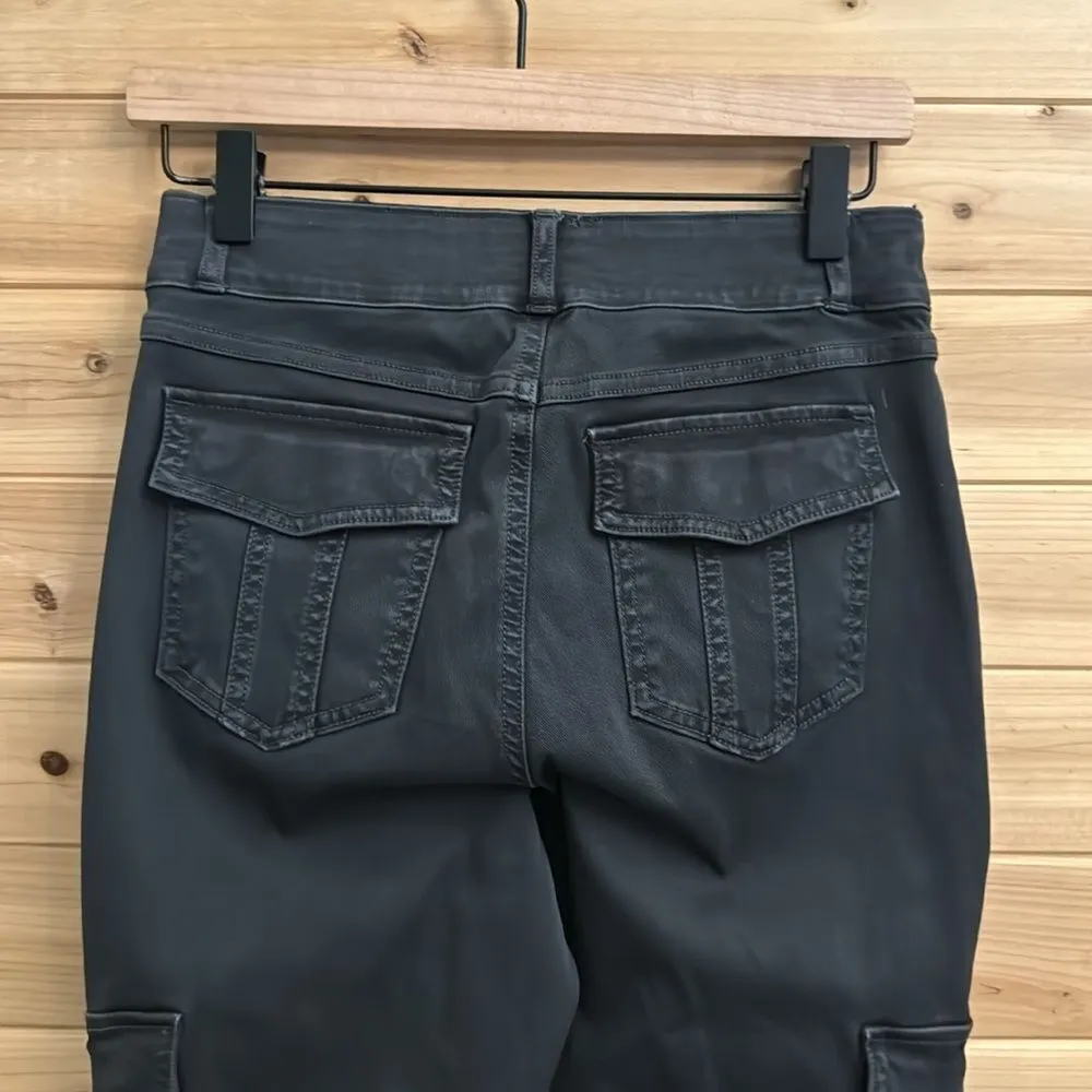 SPANX Size Medium Stretch Twill Cargo Pull On Skinny Pants - Image 10