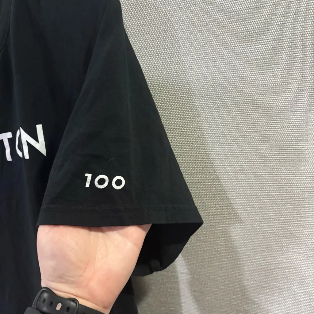 Peloton‎ Century 100 Black Cotton Unisex T Shirt Size XXL - Image 4