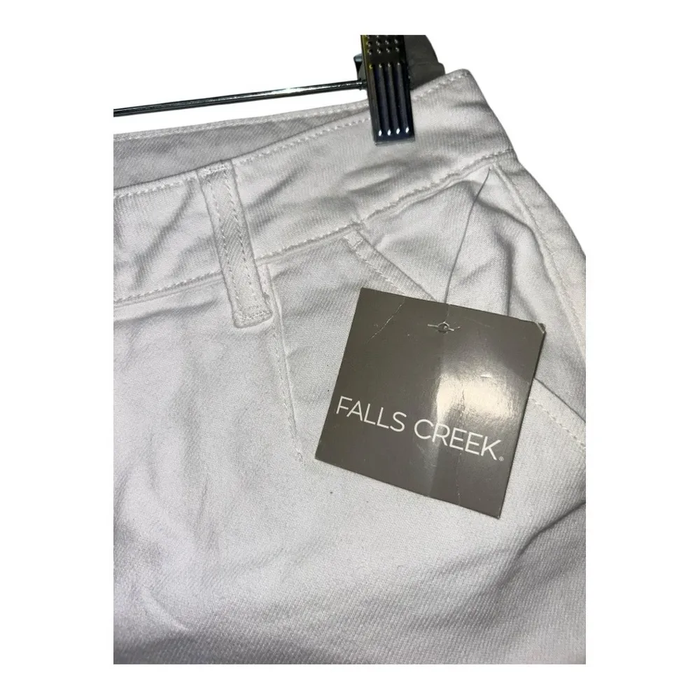 Falls Creek Blues Women’s Chino Midi Shorts - White - Size 8 - New - Image 5
