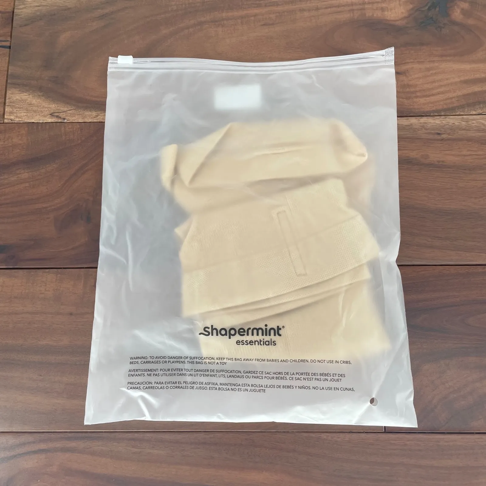 Shapermint Essentials High Waist Tummy Control Shaping Shorts Beige Tan Size undefined - Image 3