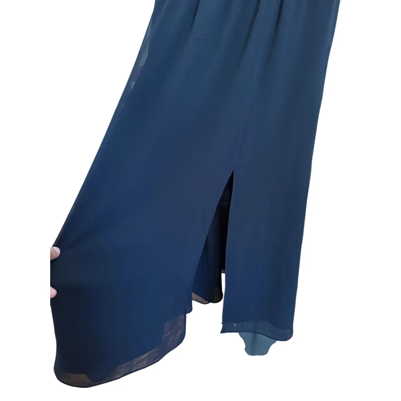 Aritzia Wilfred Genoa Midi Dress Size Small Black Classy Feminine - Image 9