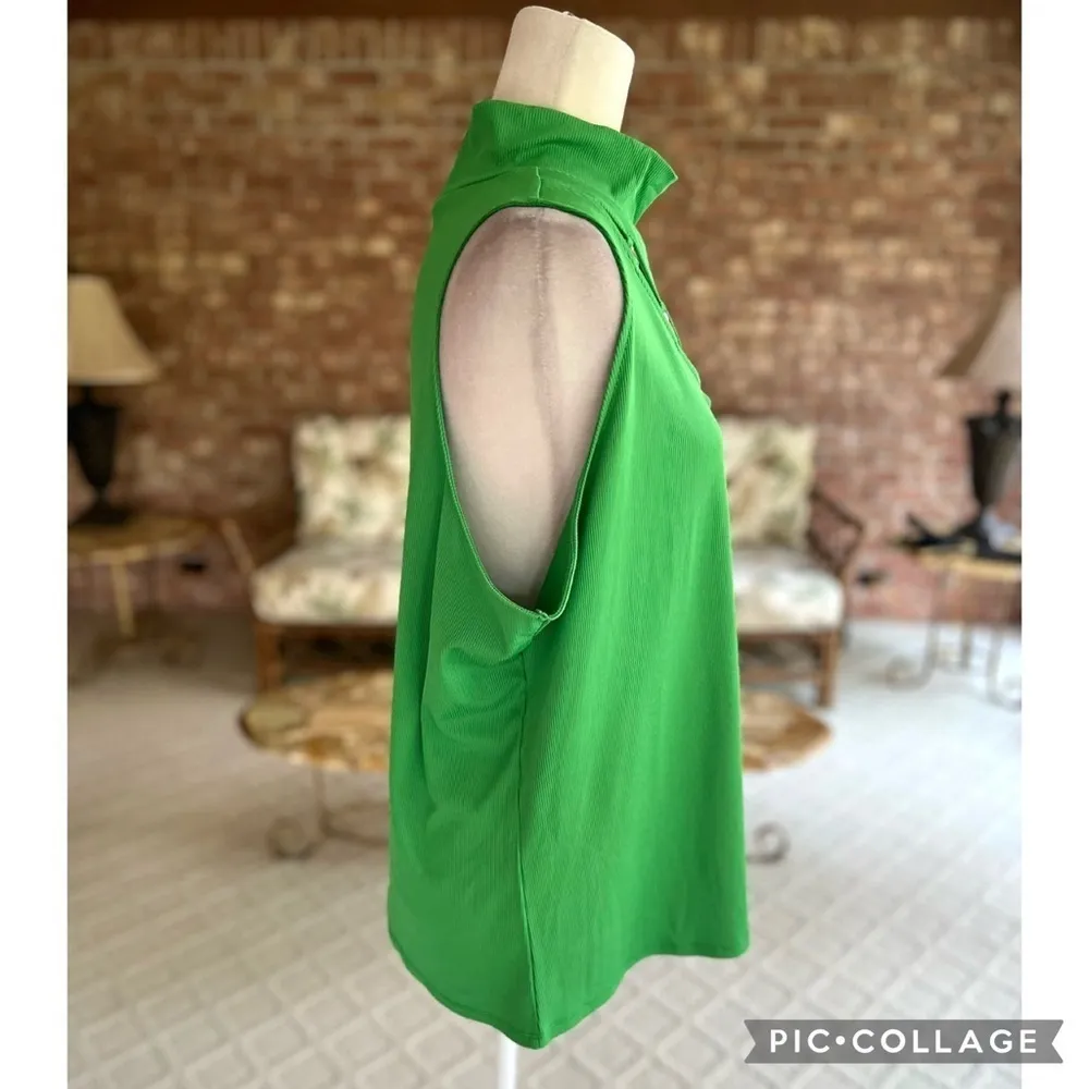 Venus Top Mock Neck Ribbed Knit Cutout Mock 2X Party Cocktail Chic Glam Brunch - Image 10