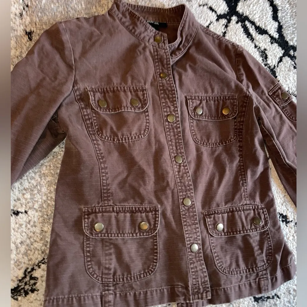 ⚠️SOLD⚠️Brown denim jacket Brown Size M - Image 4