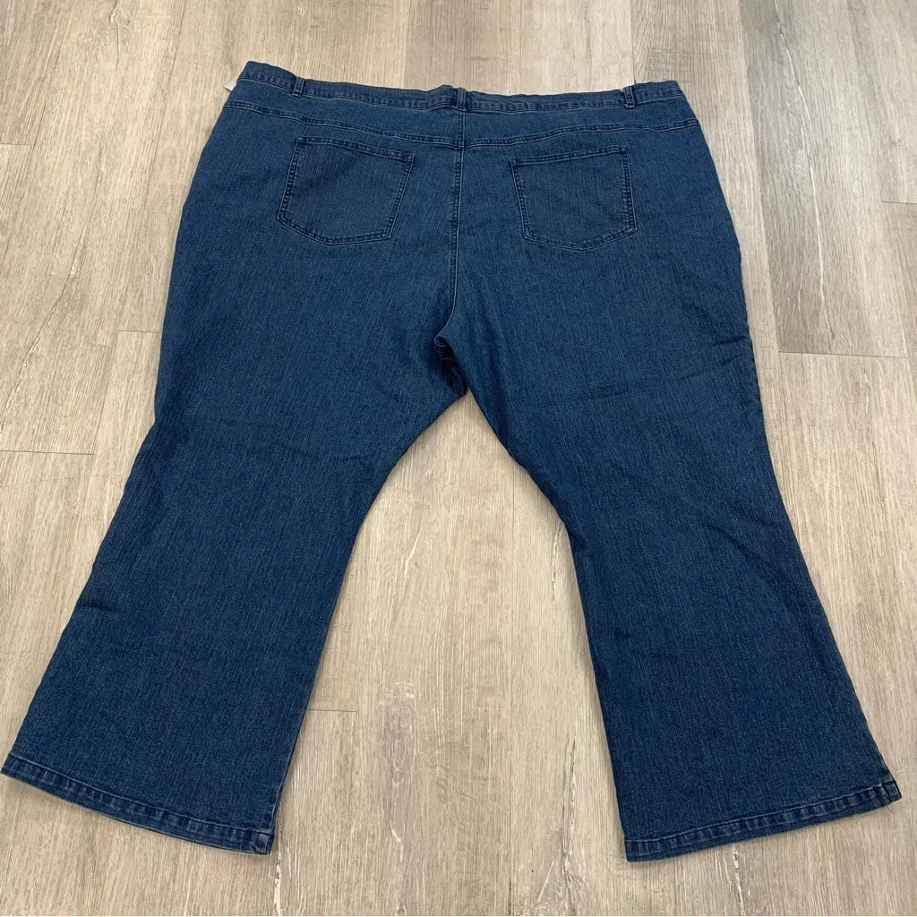 Woman Within Petite Bootcut Jeans.  Size 38P - Image 2