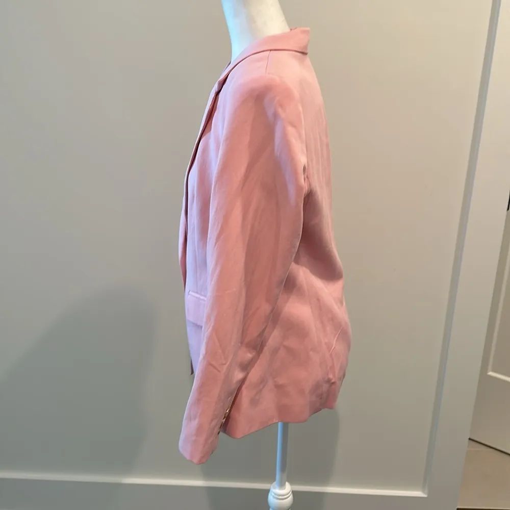 NWT Loft Petite Spring/Summer Pink Blazer Sz 10P - Image 3