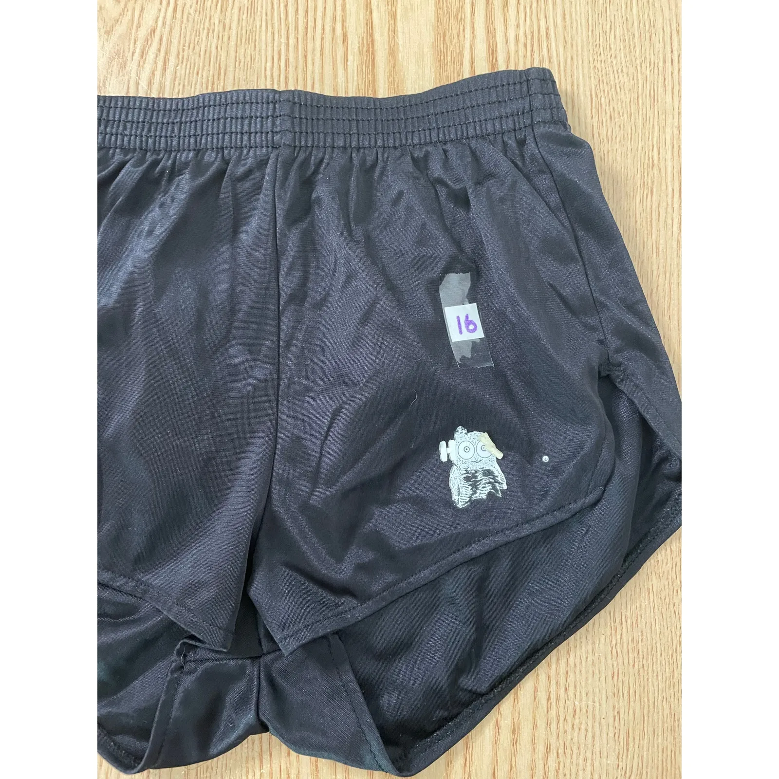 B22-16 Women’s Hooters Vintage OG Dolfin Shorts Black Size Xs - Image 2