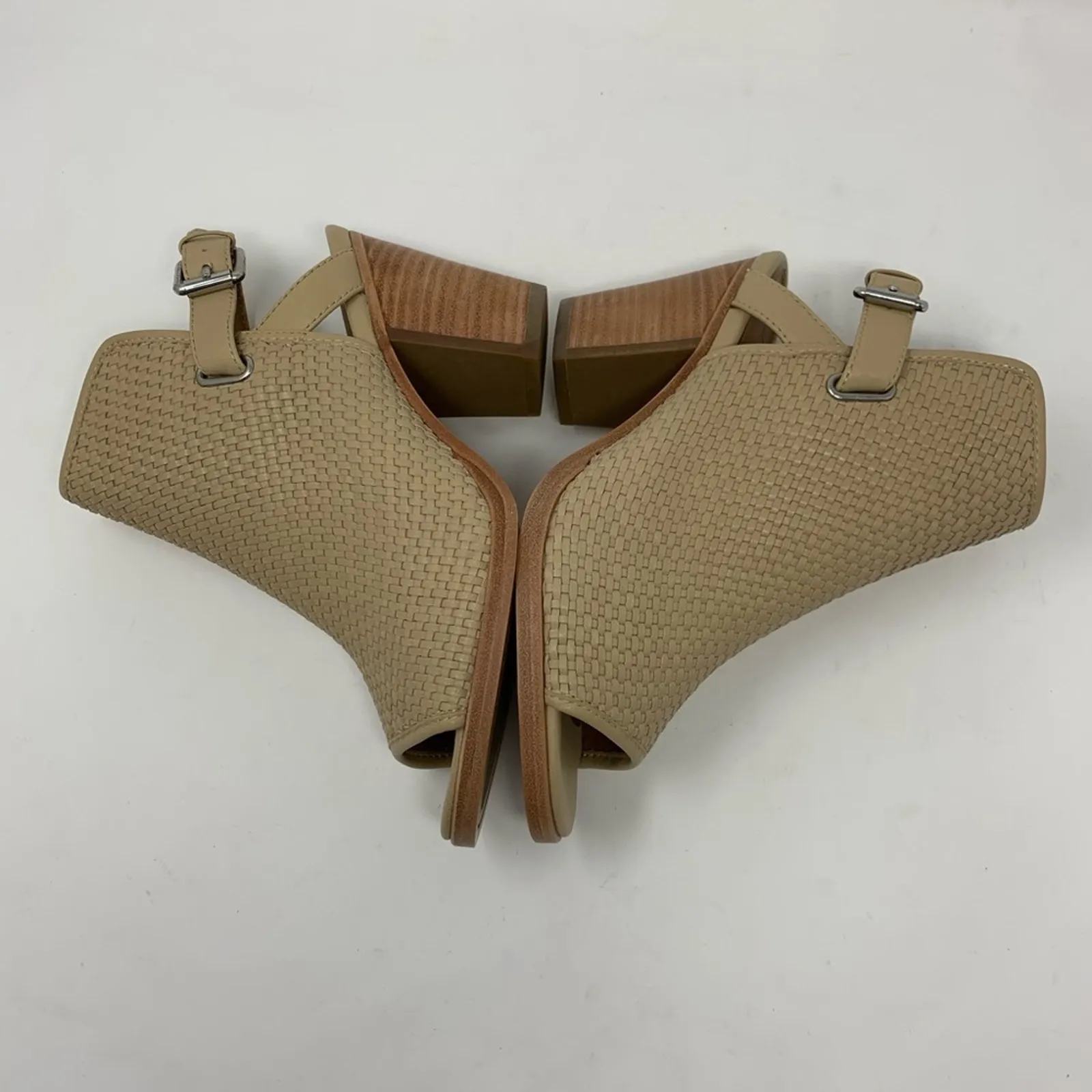 Frye Dani Woven Shield Cream Bootie Sandals 7.5 - Image 6