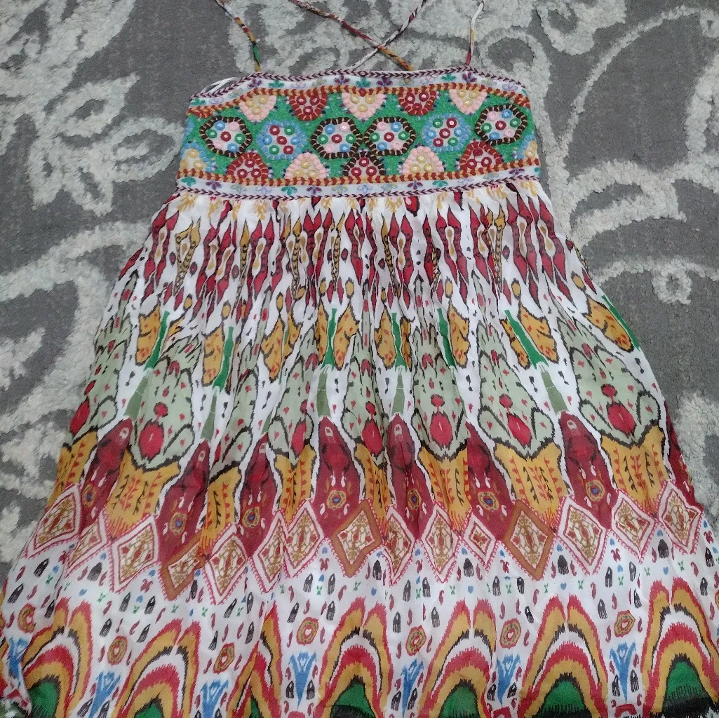 NEW Zara Colorful Patterned Mini Dress - Image 2