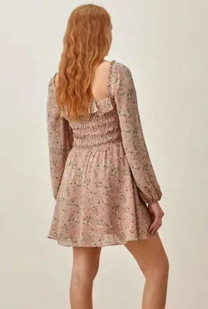 💕REFORMATION💕 Morris Dress Y2K ~ Melody Ditsy Floral Print 6 NWOT - Image 5