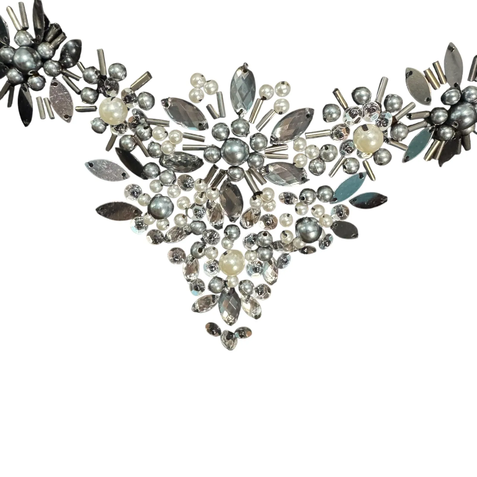 Susan Graver Black Embellished Neckline 3/4 Sleeve Tunic Top Plus 3X - Image 10