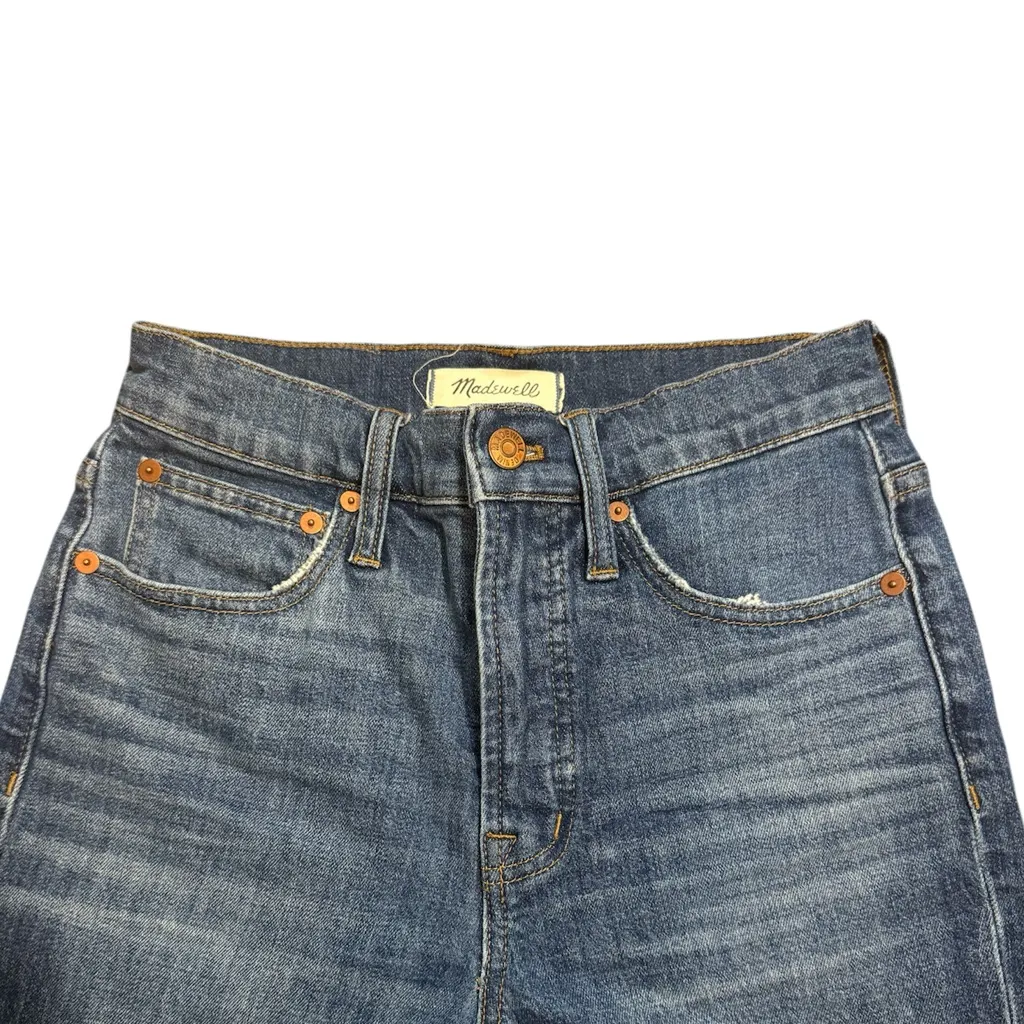 Madewell The Perfect Vintage Crop Jean | Size 25 | Raw Hem - Image 5