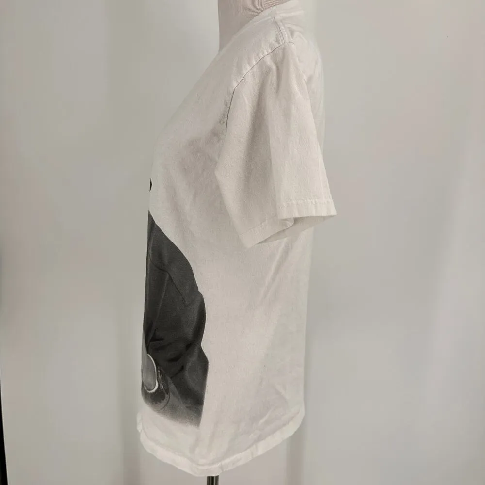 Tupac Shakur Poetic Justice White & Black Cotton T-Shirt Size Small - Image 4