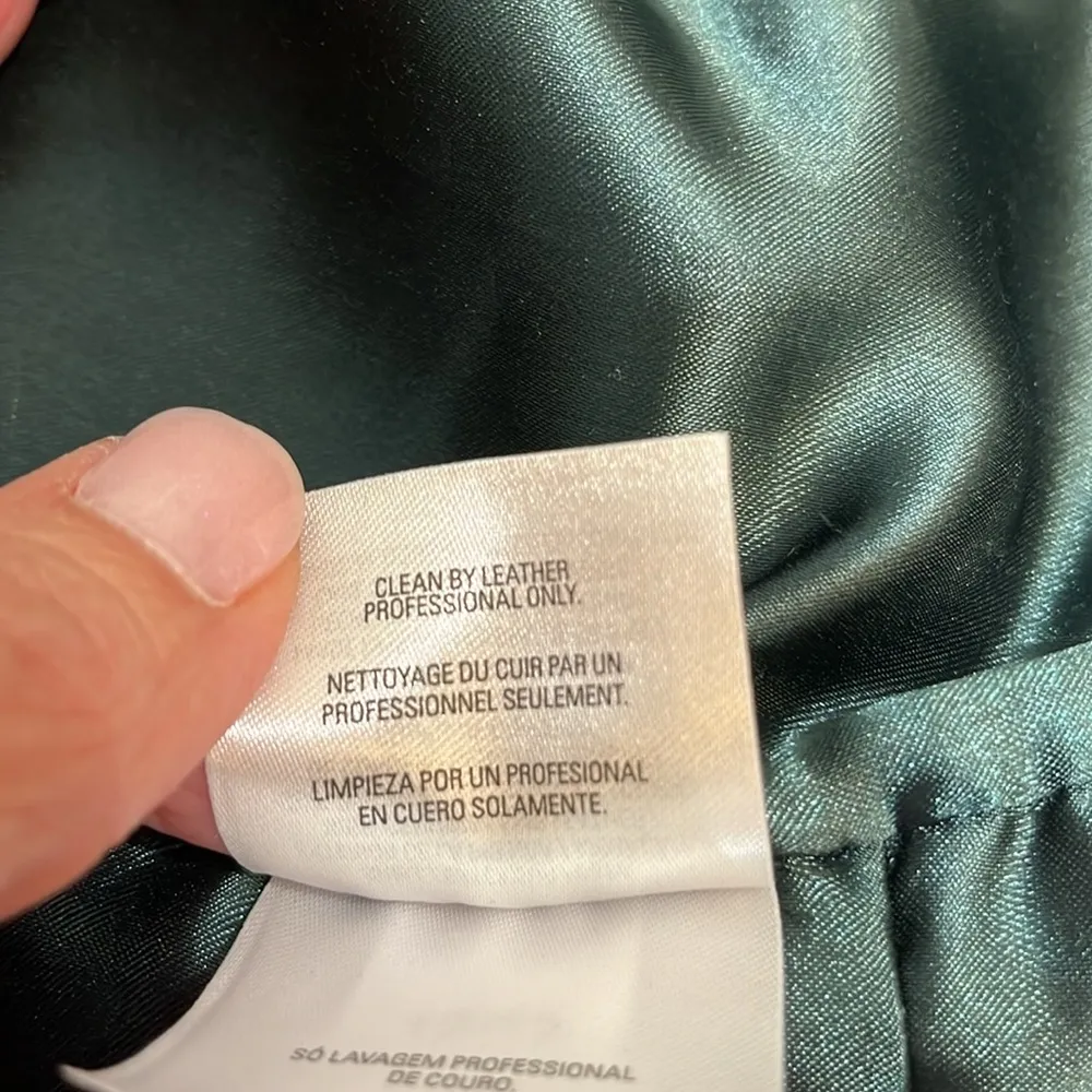 Elie Tahari lamb leather jacket - Image 12