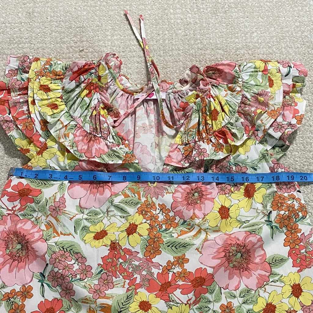 Buddy Love Floral Ruffle Sleeve Blouse - Image 9