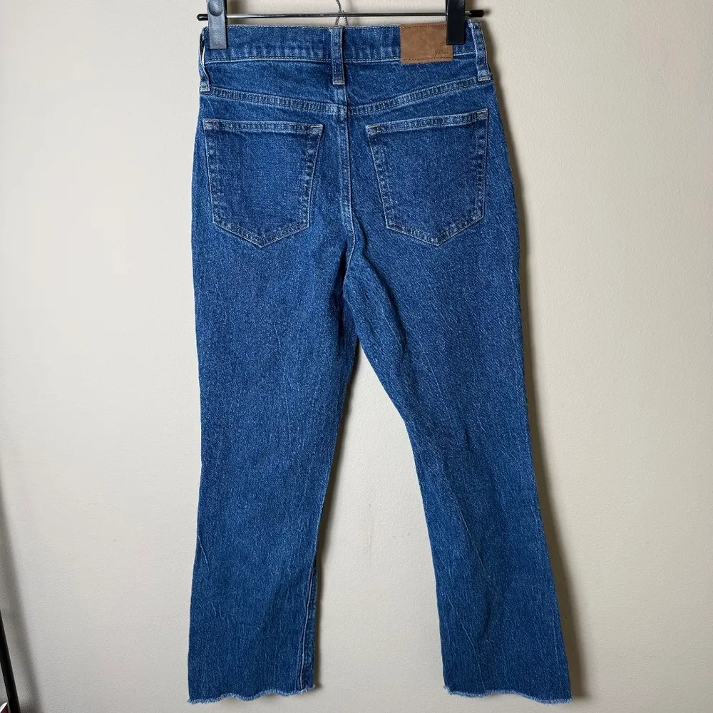 J.Crew 9" Billie Demi Boot Crop Jeans Womens 25 Denim Pants Raw Hem #BK653 - Image 2