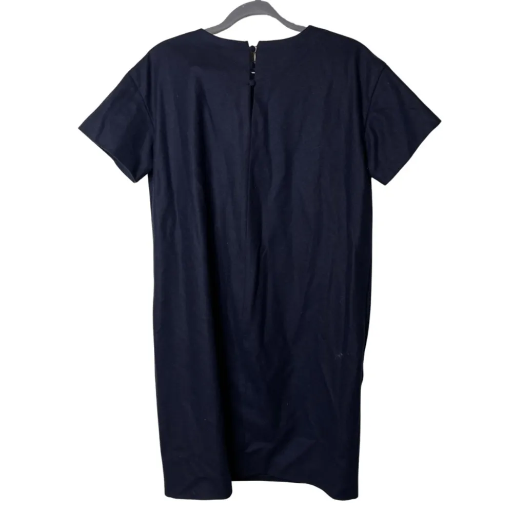 Proenza Schouler navy blue wool cashmere mini tee dress sz 4 - Image 2