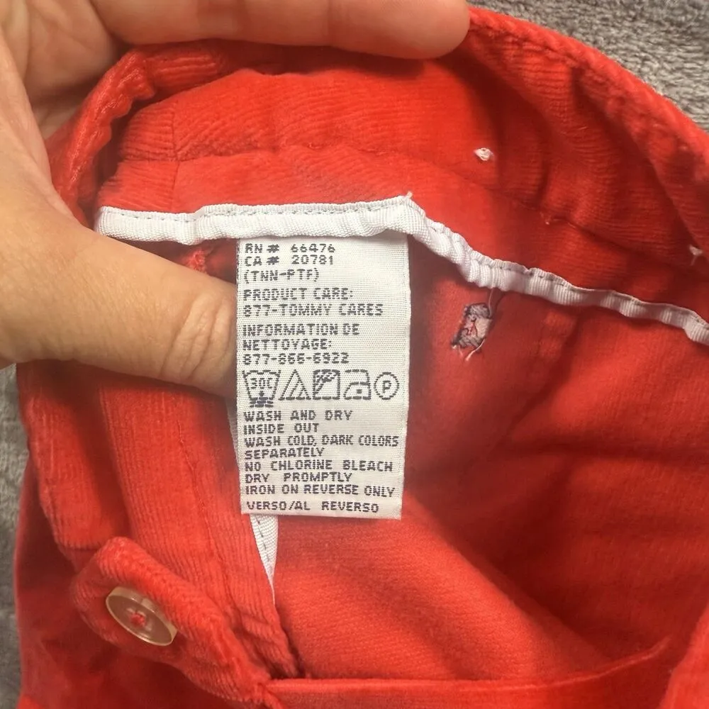 Tommy Hilfiger Jacket Womens Red Corduroy Long Sleeve Jacket And Skirt Set Read - Image 12