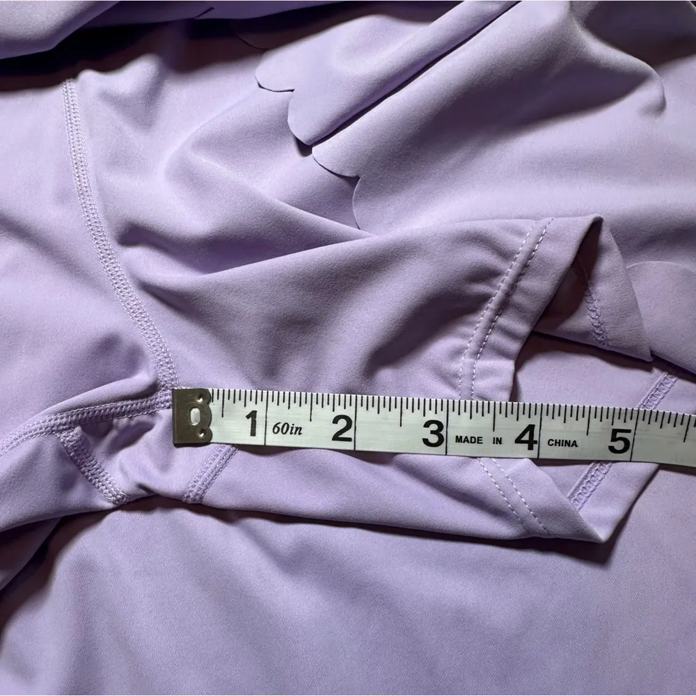 Lavender Purple Athletic Tennis Mini Skirt Skort Unbranded Small - Image 6