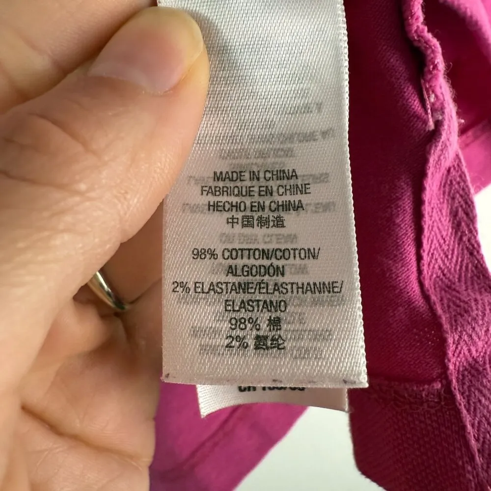 Juicy Couture Vintage Puff Sleeve Polo Pink Logo Size M Y2K - Image 6