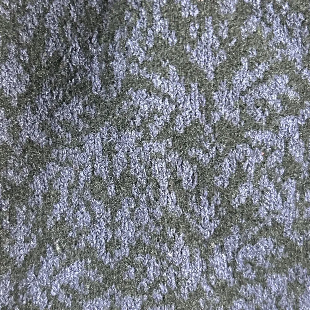 Vintage Cardigan Sweater Large Black Lambswool Silk Floral Embroidered 3D Talbot - Image 3