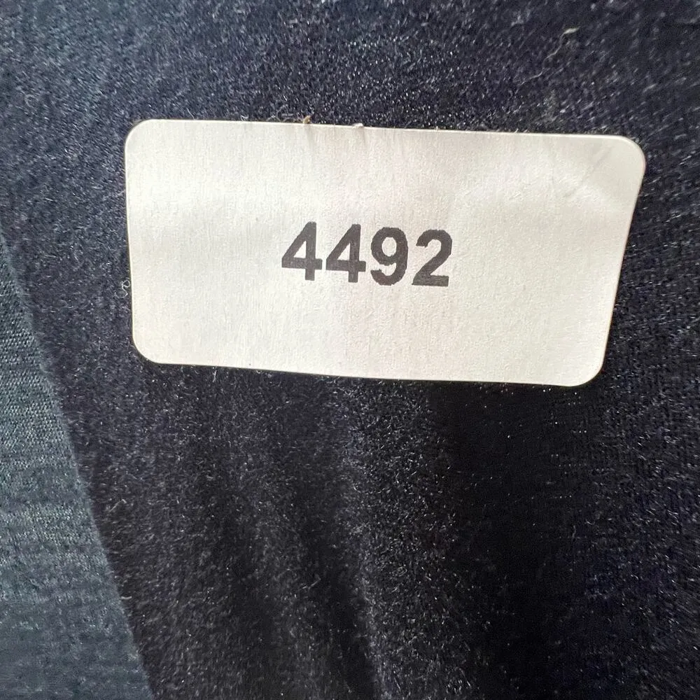 Anthropologie People Like Frank Cardigan Womens M Black Jersey Knit Open Stretch - Image 13