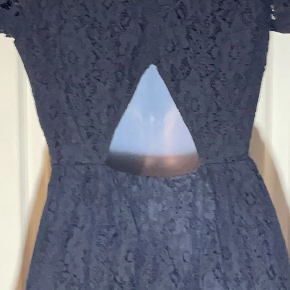 Hollister Lace A-line Dress Peekaboo Back Jrs 7 XS - Image 10