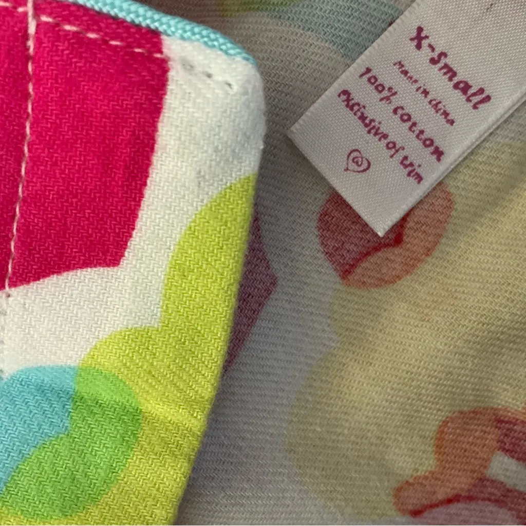 Victoria’s Secret cupcake after party pajama top button up flannel size XS - Image 5