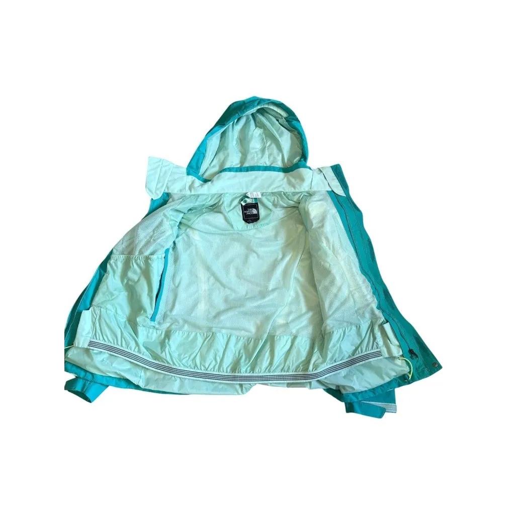 The North Face Jacket Womens Size M Aqua Green Soft Shell Full Zip No Liner - Image 3