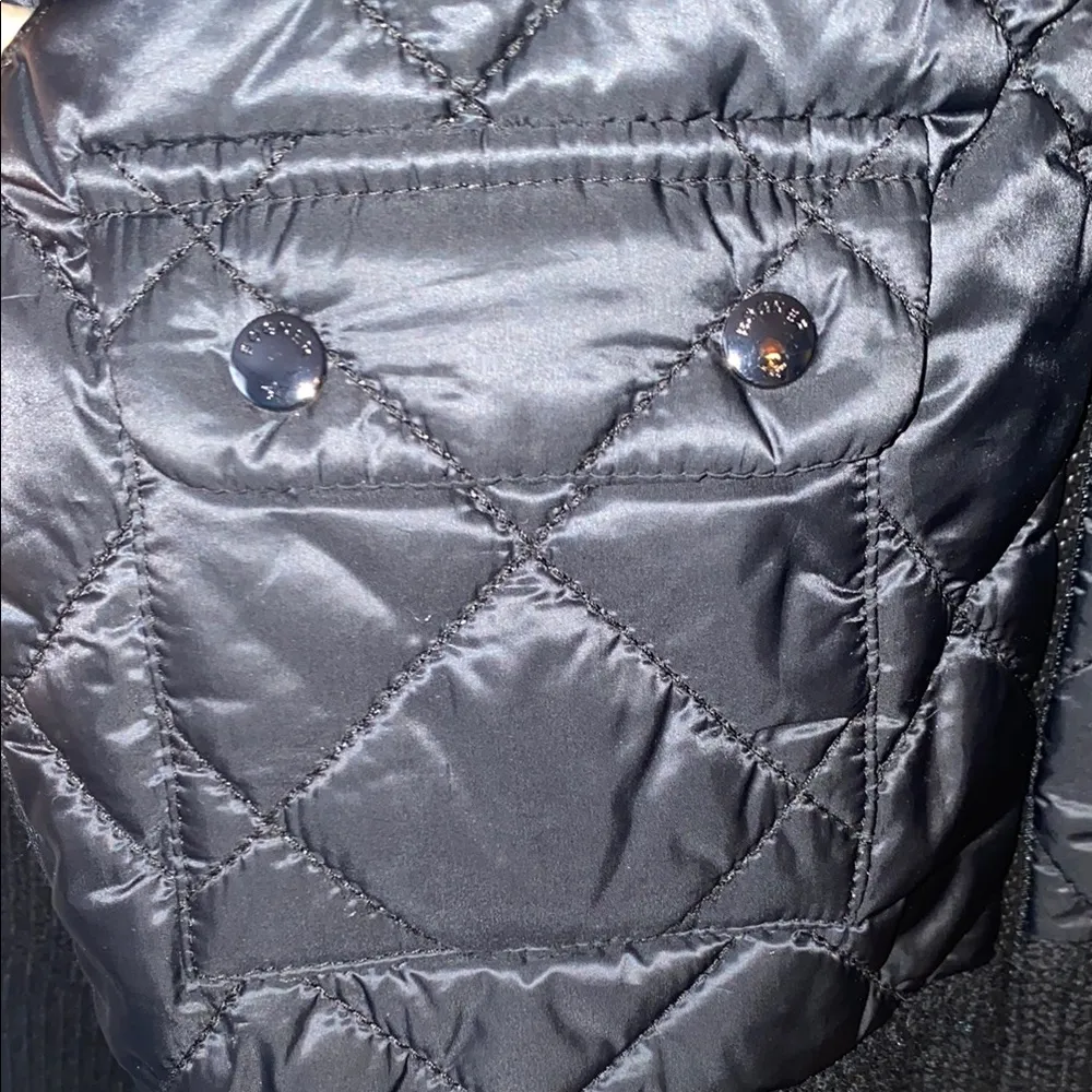 Black Quilted Jacket with Sequin Details - Image 7