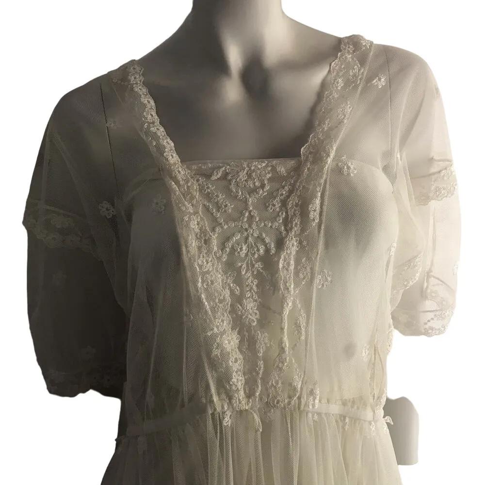 Vintage Strauss by Bonnie Lace Victorian Maxi Dress Women's Size 10 (XS Modern) - Image 4