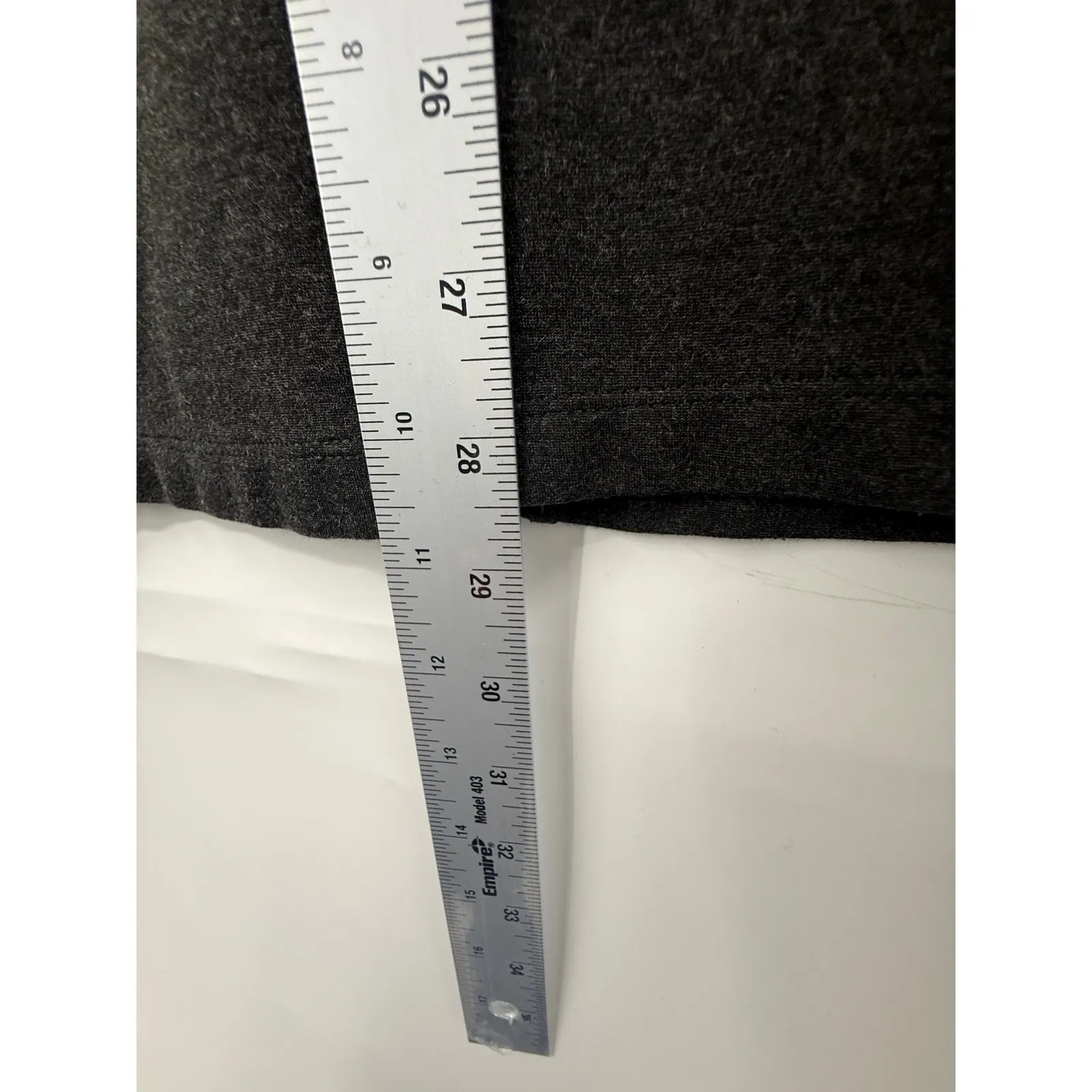 Betabrand Size L Petite Pants Charcoal Gray Bootcut Stretch Comfort Workwear - Image 6