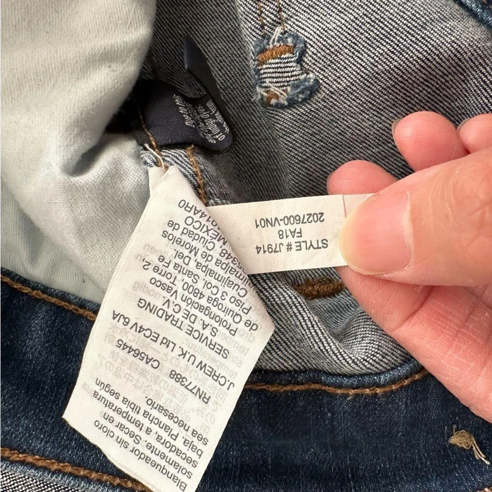 Madewell 10” High Rise Skinny Button Fly Jeans in Hanna Wash | 28 - Image 12