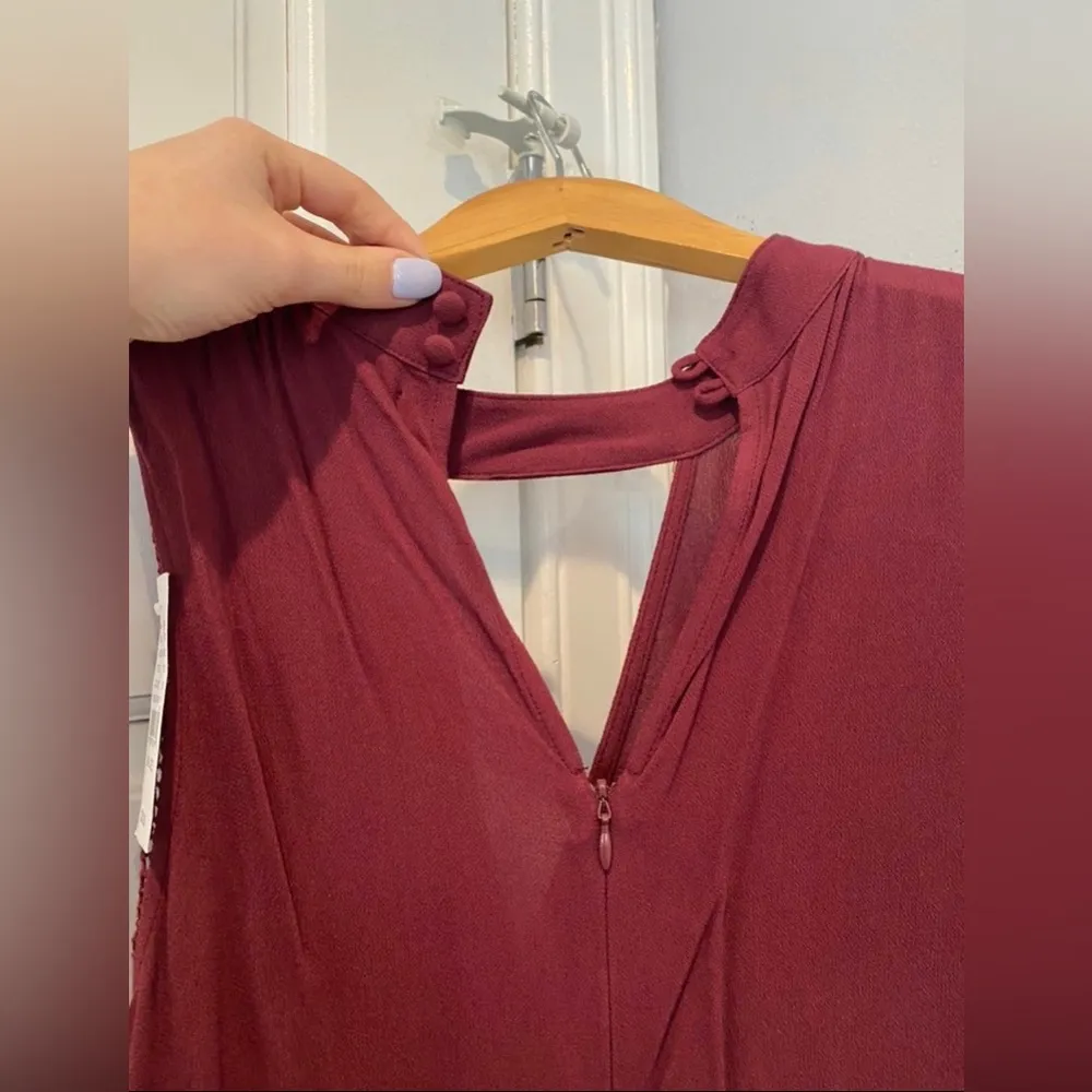 Burgundy Romper - Image 6