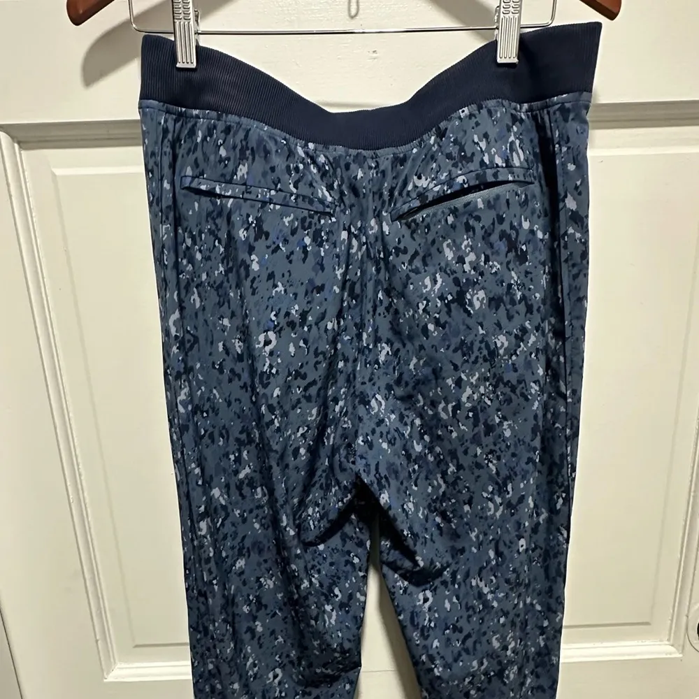 Athleta Brooklyn Ankle Pant size 10 Captivate Chrome Blue EUC - Image 6