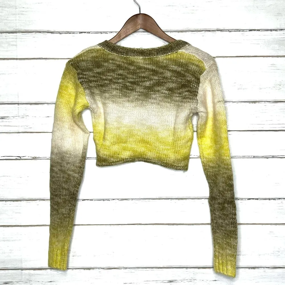 For Love And Lemons Celeste Sweater Twist Front Crop Size XS - Image 3