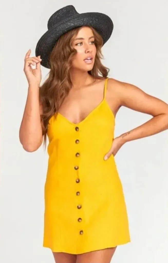 SMYM NWOT Remington Button Front Mini Dress L - Image 3