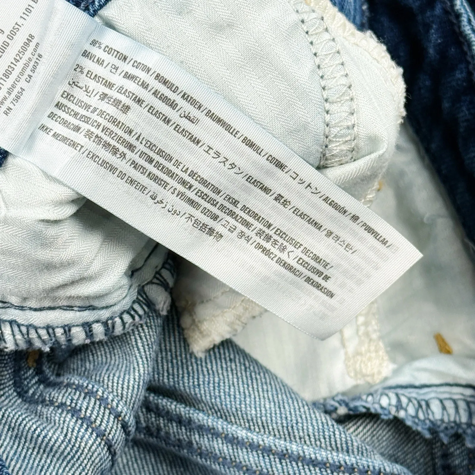 Hollister Women's Jeans 3R W26 L30 Low Rise Super Skinny Embroidered Floral - Image 7