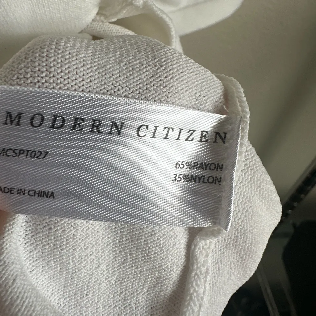 MODERN CITIZEN Cream Tie-Front Women Top. - Image 10