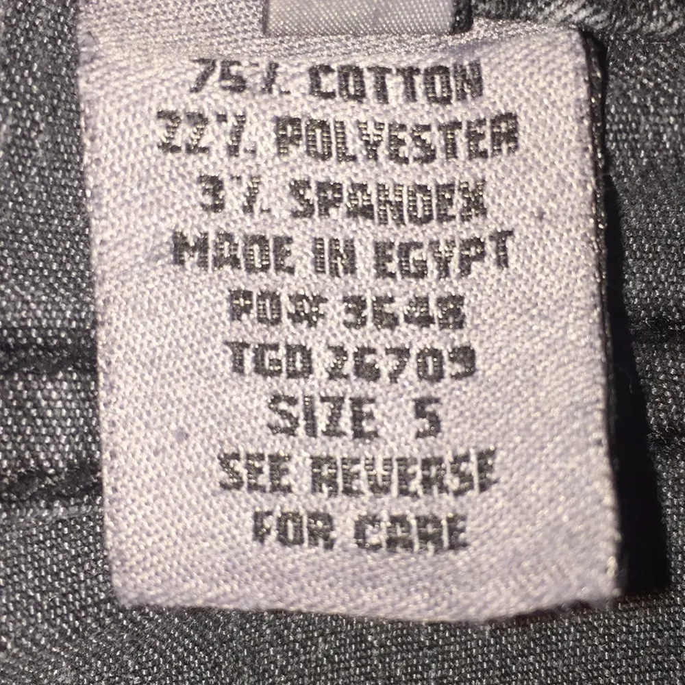 Gray/Black Paris Blues Jeans Size 5 - Image 8