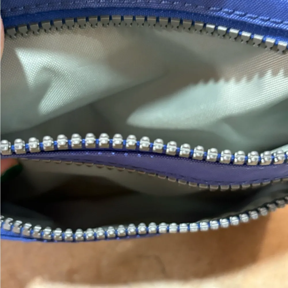 Kipling KEIKO Crossbody Mini Crossbody Bag Blue Adjustable Strap 3 Zip Pockets - Image 6