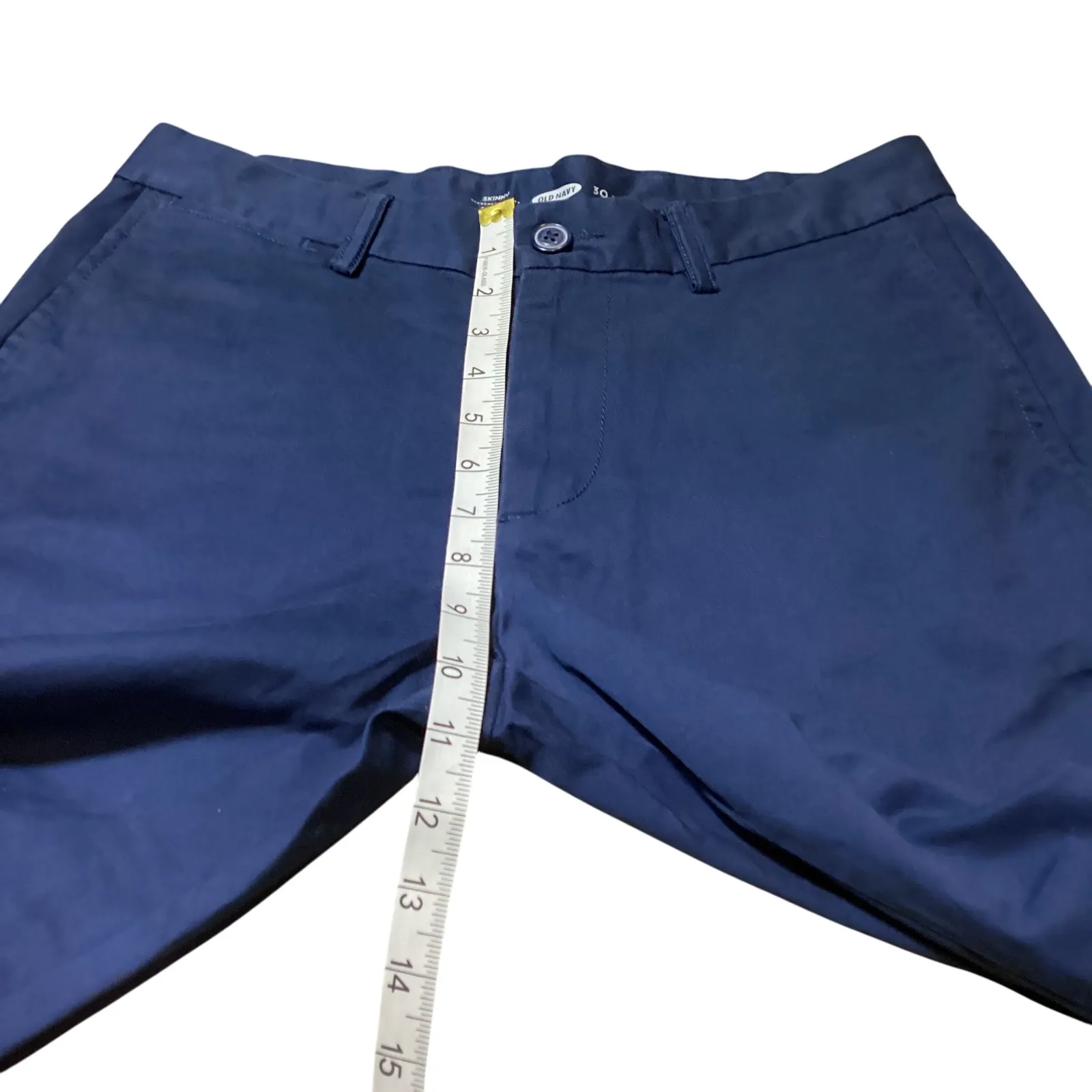Old Navy Womens Skinny Navy Blue Chino Pants 30x32‎ Casual Trousers - NWOT - Image 4