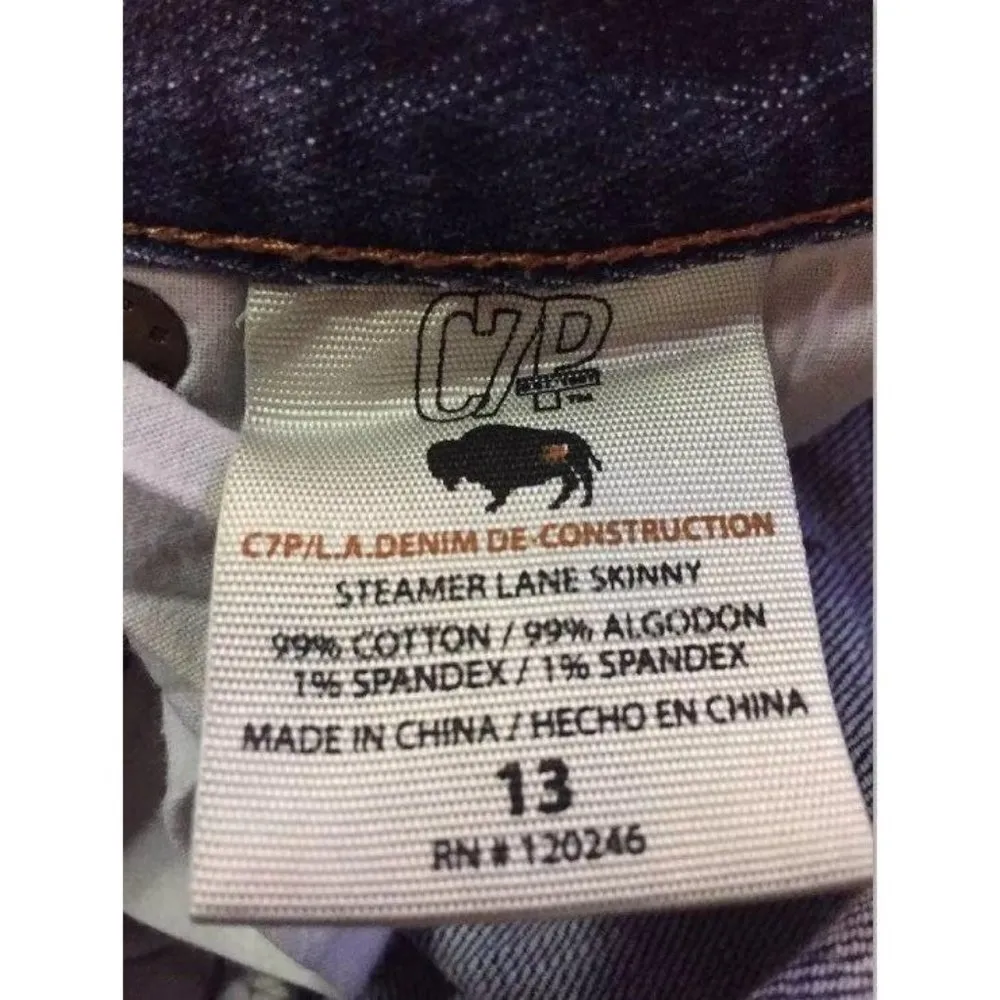 Chip and Pepper Skinny Jeans Juniors 13 Used Casual - Image 8