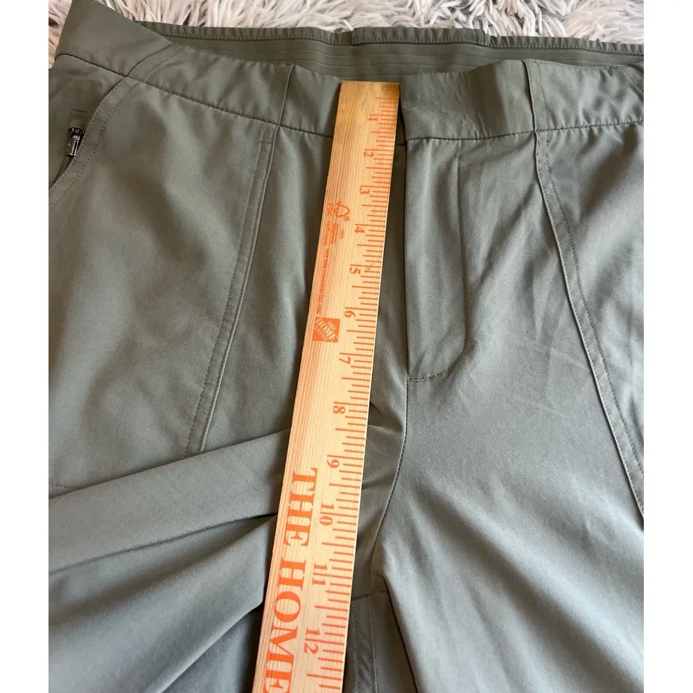 Athleta Pants Womens 12 Olive Green Ankle‎ Length Stretch Light - Image 6