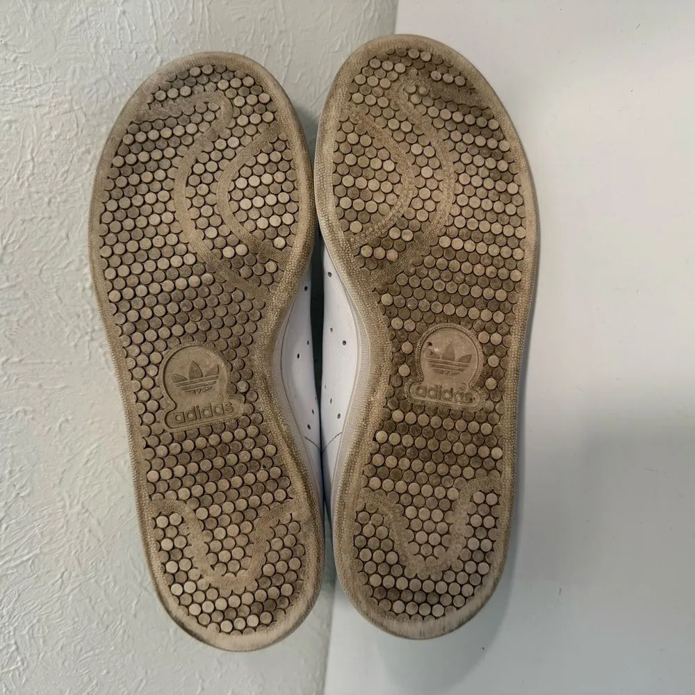 Adidas Stan Smith White/Green Tennis Shoes Women’s Size 6.5 GUC - Image 7