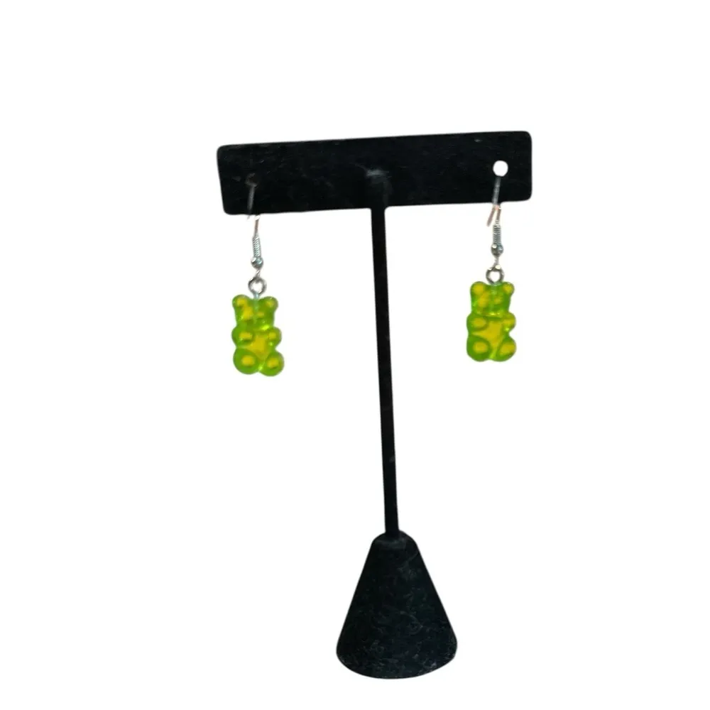 3 for $20 Cute Green Gummy Bear Acrylic Earrings for Women - Fun “You Pick 3” - Image 4