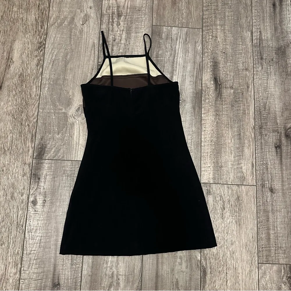 Vintage 1990s color block mini dress - Image 3