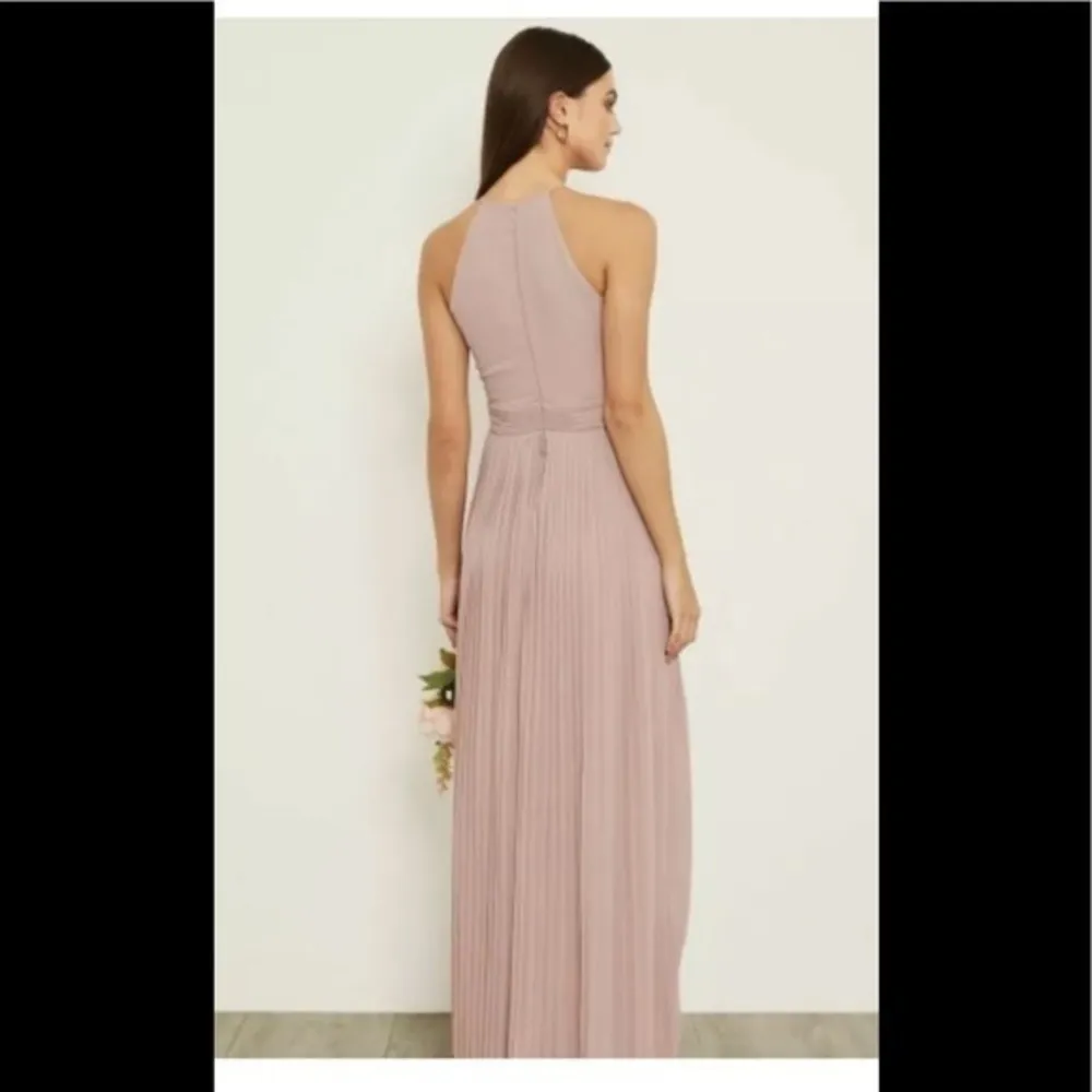 TFNC PLEATED HALTER DRESS - Image 3