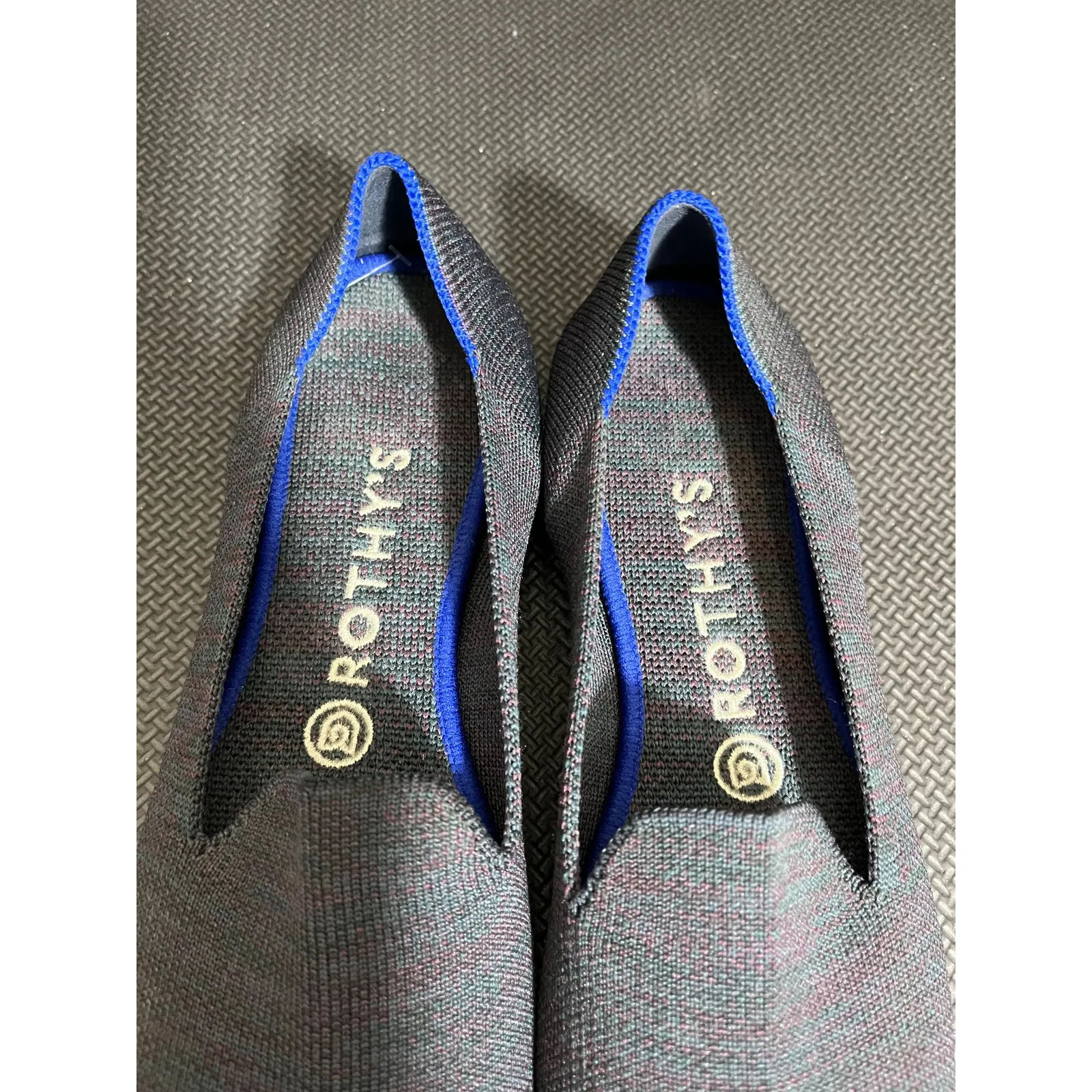 Rothys The Loafers Women's Size 8 US Blue Navy Heather Round Toe Slip on Shoes - Image 3