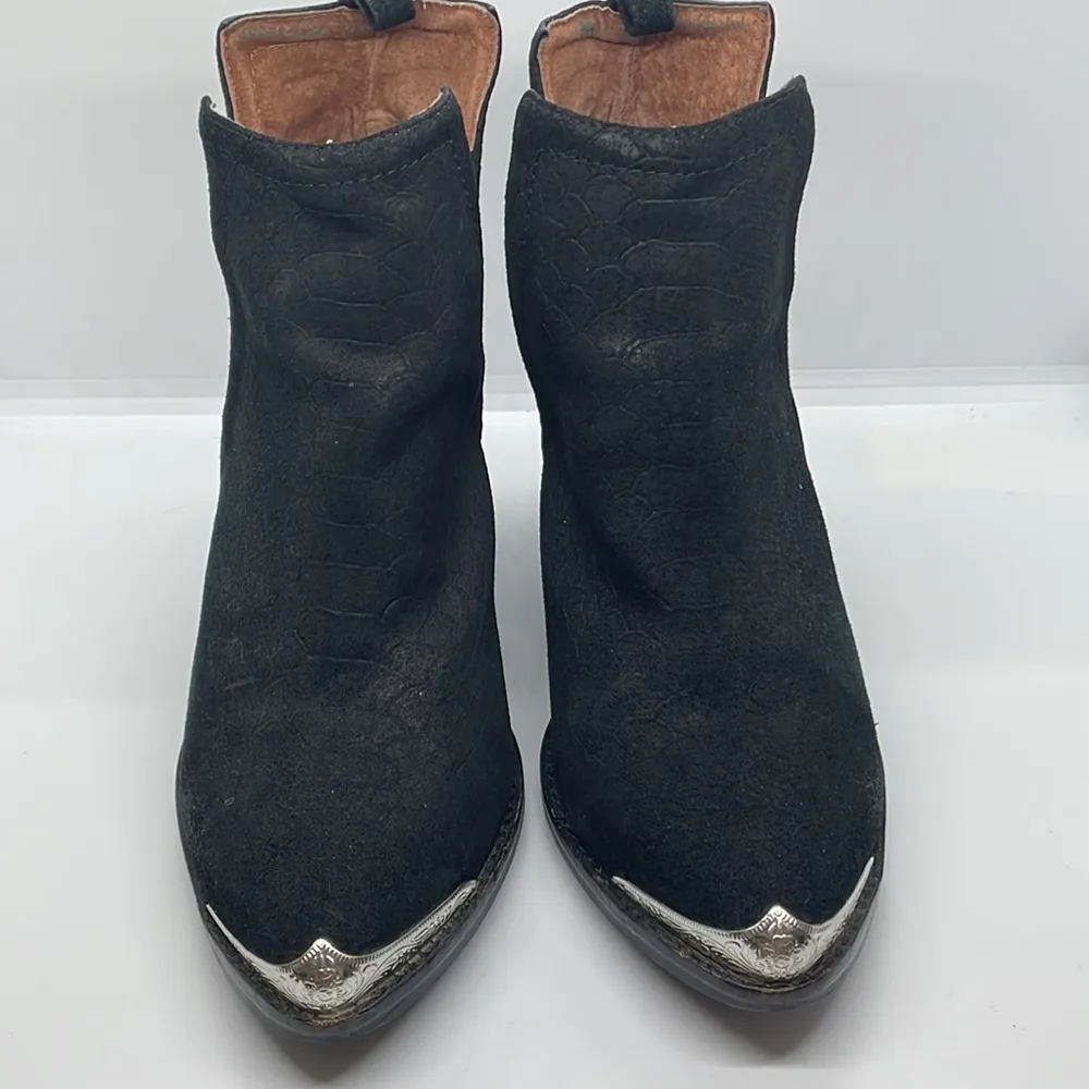 Jeffrey Campbell Cromwell Black Suede Booties 6 - Image 5